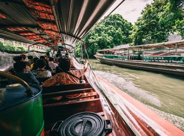 A photo of an express boat service in bangkok