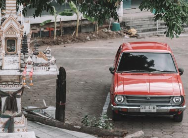 A photo of a private vehicle in Bangkok